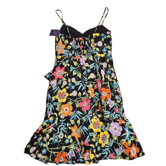 NWT J. Crew Liberty Pavilion Ruffle Floral Print Dress 4 - Picture 9 of 10
